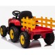 Tractor eléctrico para niños de 12v ROJO