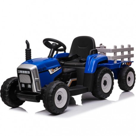 Tractor eléctrico para niños de 12v AZUL