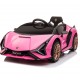 Coche eléctrico infantil Lamborghini Sian Rosa
