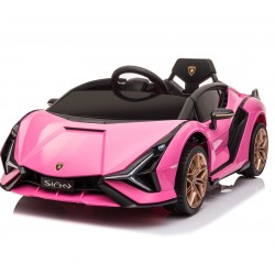 Coche eléctrico infantil Lamborghini Sian Rosa