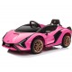 Coche eléctrico infantil Lamborghini Sian Rosa