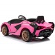 Coche eléctrico infantil Lamborghini Sian Rosa
