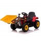 Tractor eléctrico con pala, para niños de 12v ROJO