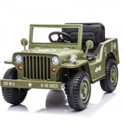 Coche eléctrico para niños Jeep militar Army 12V.
